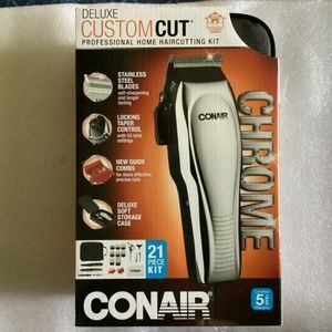 Conair Deluxe Custom Cut Professional Home Haircutting Kit New (21 pc)
